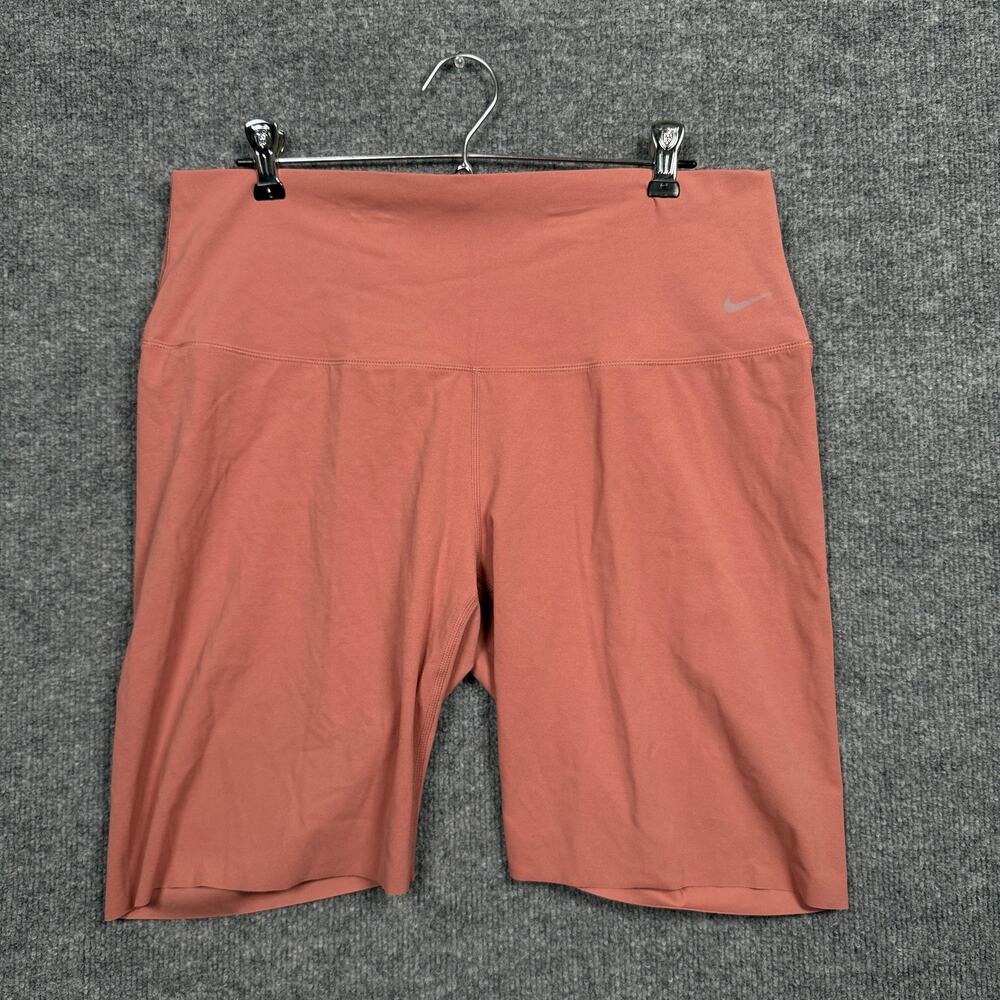 New Nike Size XL‎ Dri-Fit Shorts Tight Cycling Training Burnt Orange DQ6003-634